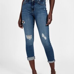 Classic Guess Blue Distressed Skinny Women Jeans